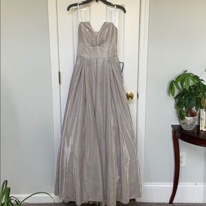 Silver Prom Dress